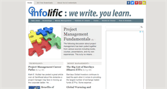 Desktop Screenshot of infolific.com