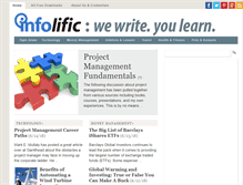 Tablet Screenshot of infolific.com